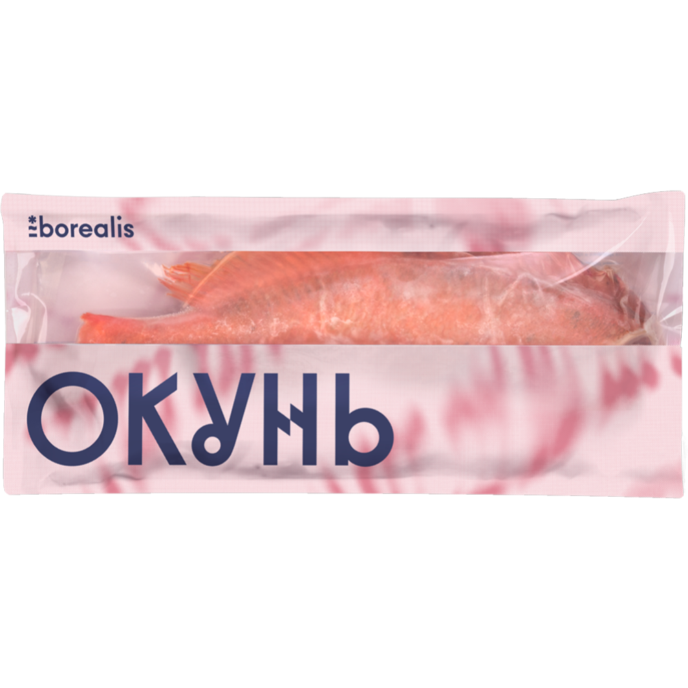 Окунь морской «Borealis» потрошеный без головы, мороженый, 650 г #0