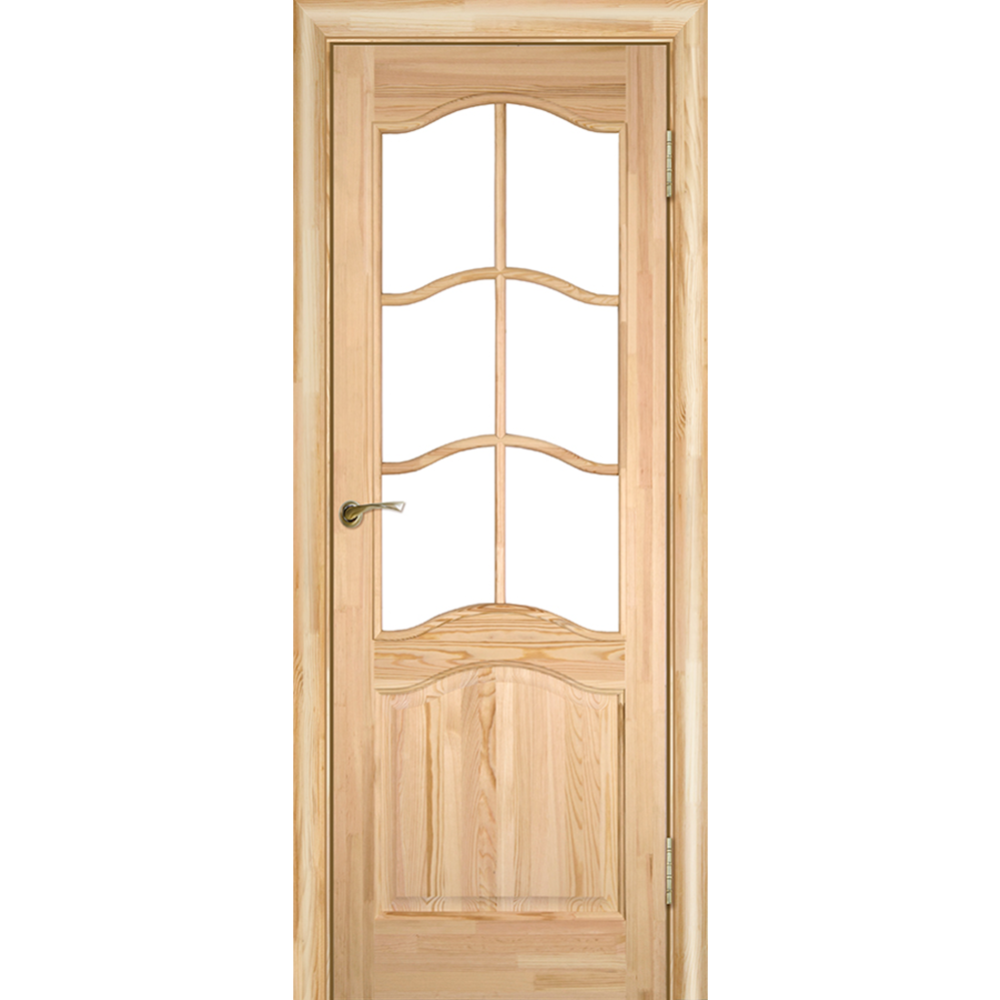Дверь «Массив сосны» Модель №7 ДО Неокрашенный, 200х70 см