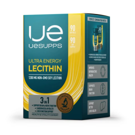 Лецитин соевый 1200 мг Ultra Energy Lecithin, 90 мягких капсул