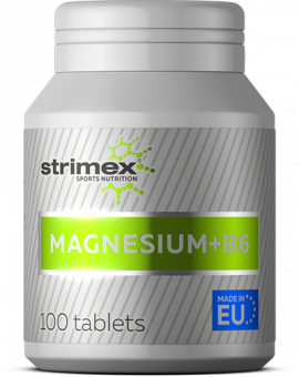 Витамины Магнезиум + Б6 Strimex Magnesium+B6 100 таблеток