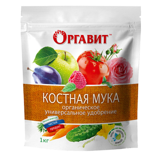 Удобрение "Оргавит" костная мука, 1 кг.