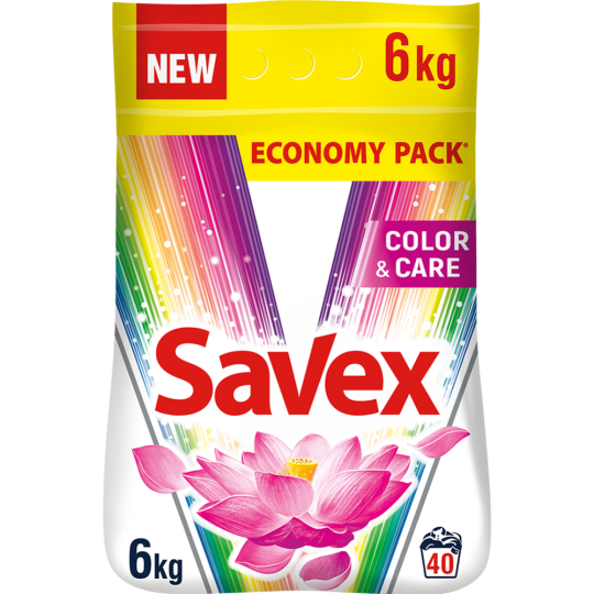 Стиральный порошок «Savex» Color&Care automat, 6 кг