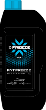 Антифриз X-FREEZE Blue (синий), в п/э бут. 1 кг 430206065