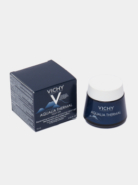 VICHY Aqualia Thermal уход-маска ночной для интенсивного увлажнения кожи  "Носной СПА-уход" 75мл