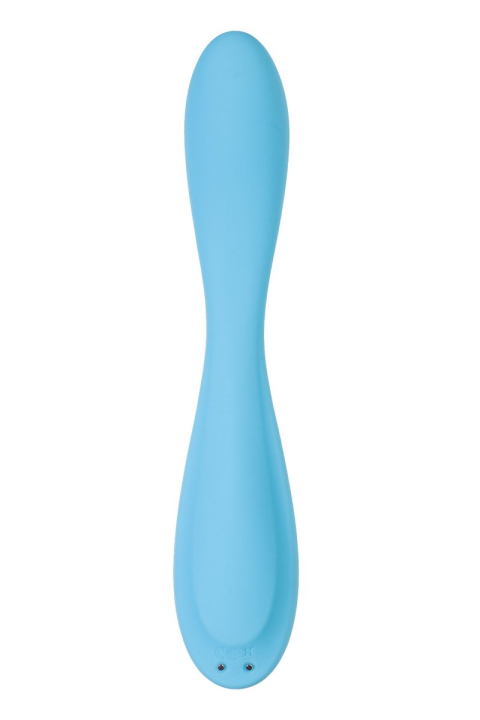 Стимулятор точки G с фиксацией формы Satisfyer G-Spot Flex 4+ Connect App, голубой, 19,5 см