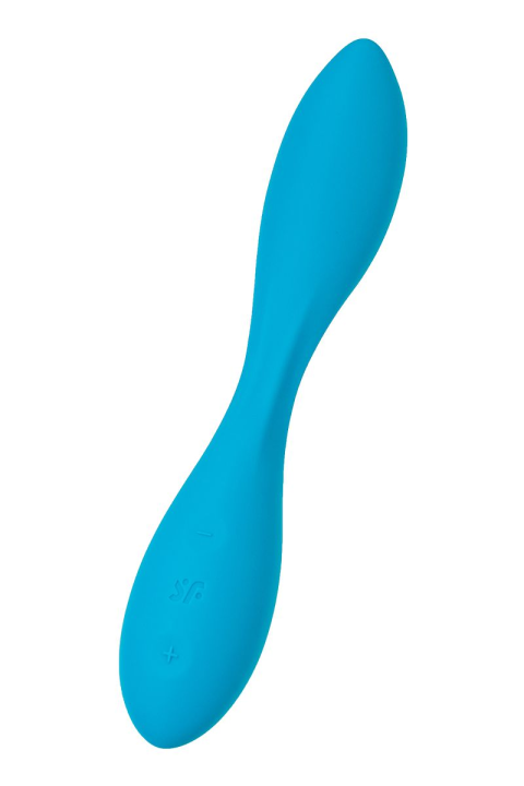 Стимулятор точки G с фиксацией формы Satisfyer G-Spot Flex 1, бирюзовый, 19,5 см