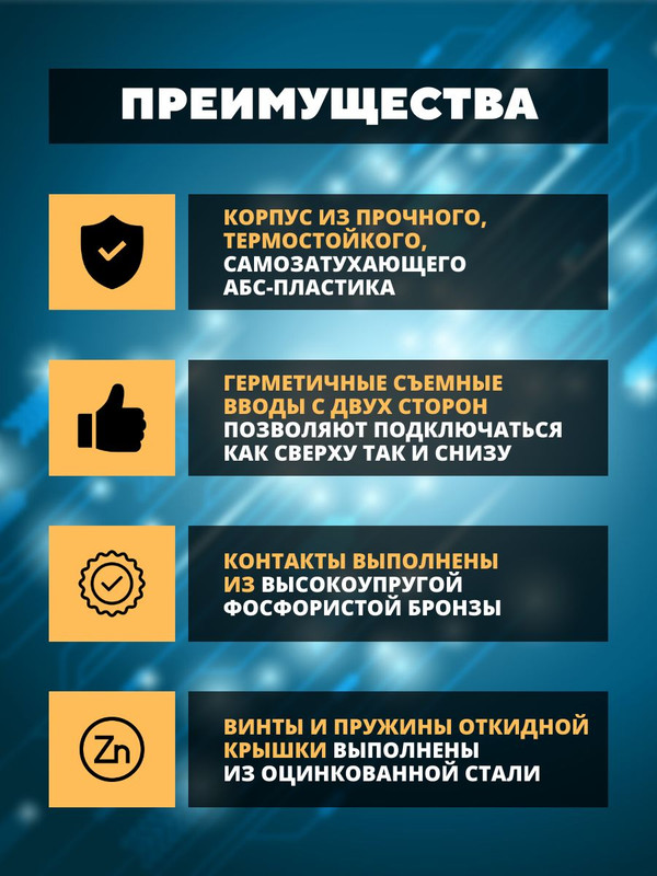 Розетка двойная 2П+З (вертикальная) открытой установки IP54 16А белая "Вуокса" TDM SQ1803-1009