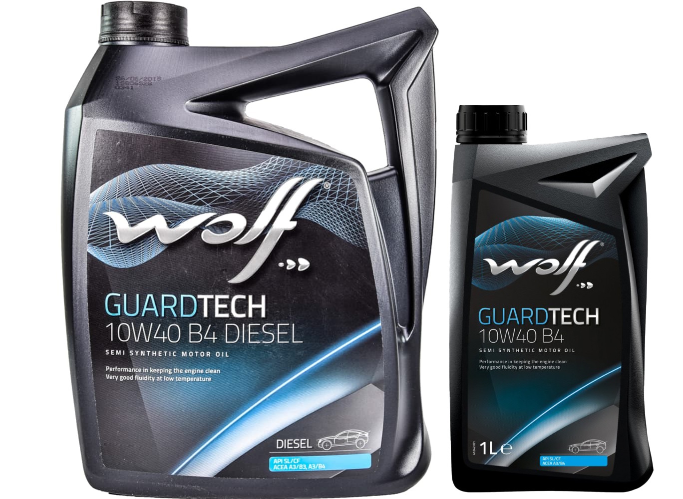 Моторное масло Wolf Guard Tech Diesel 10W-40 B4 6л (комплект 1л+5л)