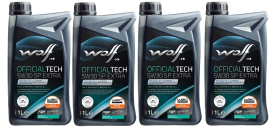 Моторное масло Wolf OfficialTech 5W-30 SP Extra 4л (комплект 1л 4шт)