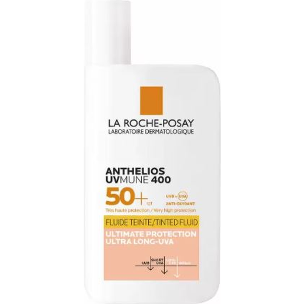 Картинка товара Солнцезащитный флюид для лица «La Roche-Posay» Anthelios UVMune 400, SPF50+/PPD42, 50 мл