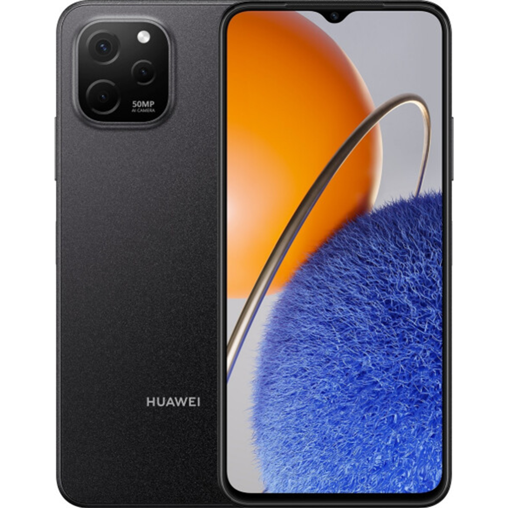 Картинка товара Смартфон «Huawei» Nova Y61 6GB/64GB, EVE-LX9N, полночный черный