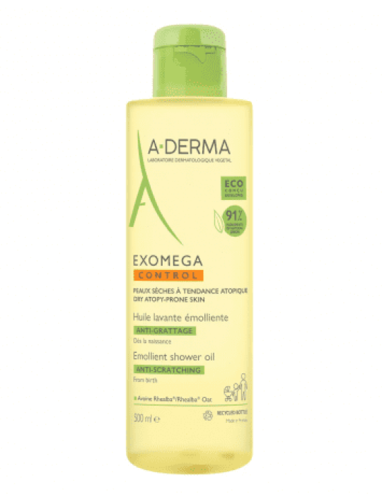 A-DERMA EXOMEGA CONTROL Смягчающее масло для душа 500 мл