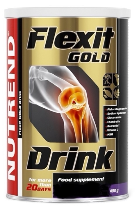 Комплекс для суставов и связок ФЛЕКСИТ ГОЛД FLEXIT GOLD DRINK ОТ NUTREND АПЕЛЬСИН (400ГР)