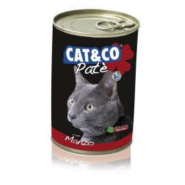 Паштет для котов Adragna Cat&Co  из говядины 400гр * 6 шт