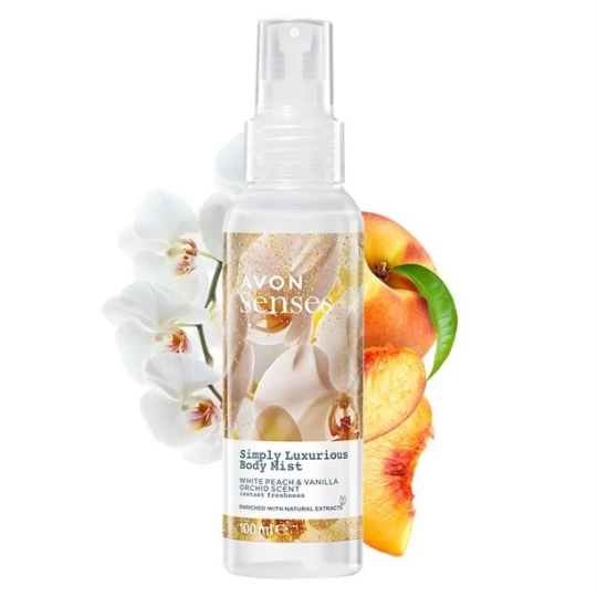 Парфюмерный набор Avon Summer White Sunset для нее, (туалетная вода 50 мл + спрей для тела "Истинная роскошь", 100 мл)