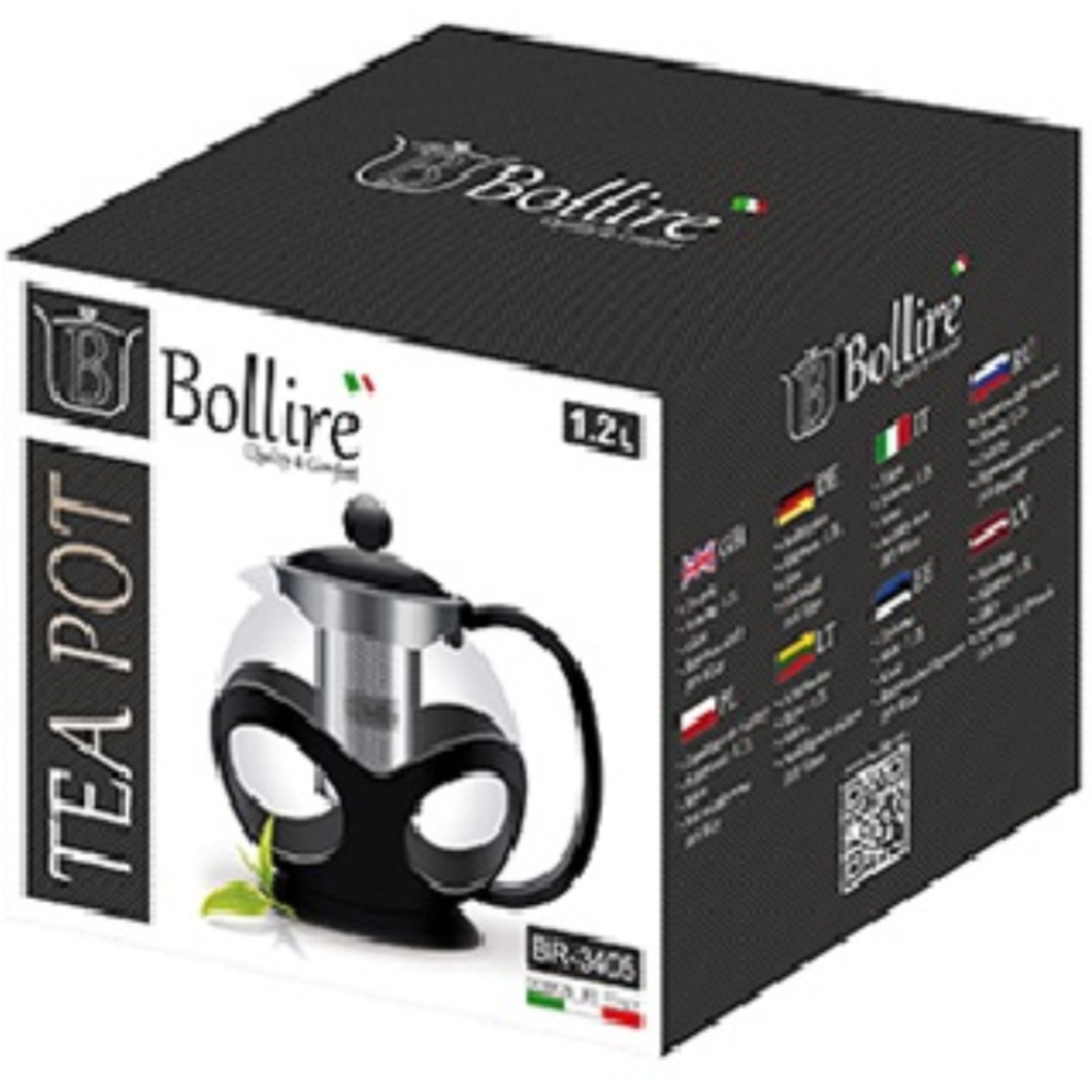 Чайник заварочный «Bollire» BR-3405, 1.2 л