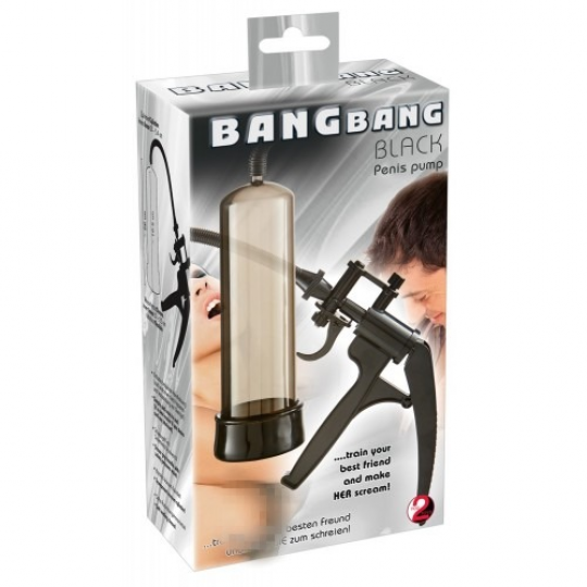 Вакуумная помпа для пениса Bang Bang Black