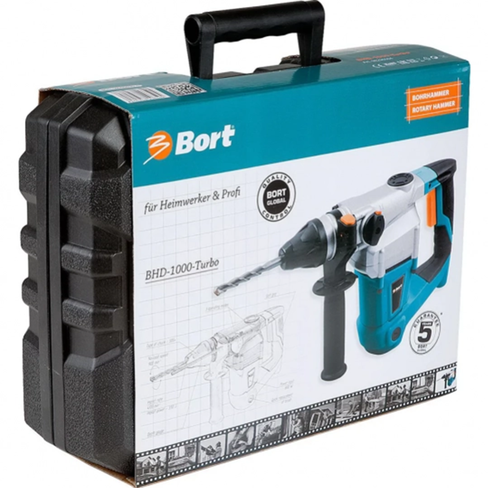 Перфоратор «Bort» BHD-1000-TURBO, 98296594