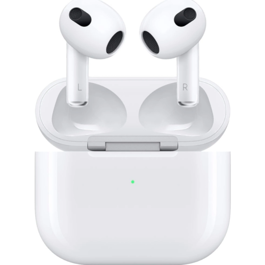 Наушники «Apple» AirPods 3, MagSafe, MME73, в зарядном футляре