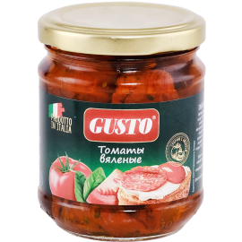 Томаты консервированные «Gusto» вяленые, в масле, 180 г