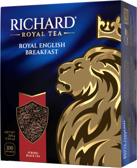 Чай черный в пакетиках Richard Royal English Breakfast, 100 пак