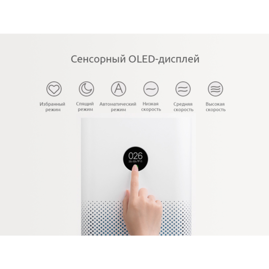 Очиститель воздуха «Xiaomi» Mi Air Purifier 3H FJY4031GL AC-M6-SC