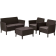 Набор садовой мебели «Keter» Salemo 2-Sofa Set, коричневый, 4 предмета