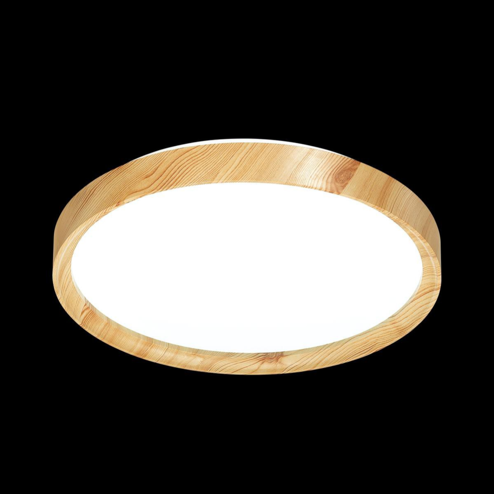 Точечный светильник «Sonex» Woodi, Tan SN 063, 3019/DL, белый/имитация дерева