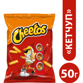 Срочный товар! Кукурузные палочки «Cheetos» кетчуп, 50 г