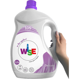 Средство для стирки «Wise» концентрированное, Delicate Gel, 3.7 л