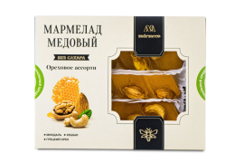 Медовый мармелад Marme ореховое ассорти, 200 гр