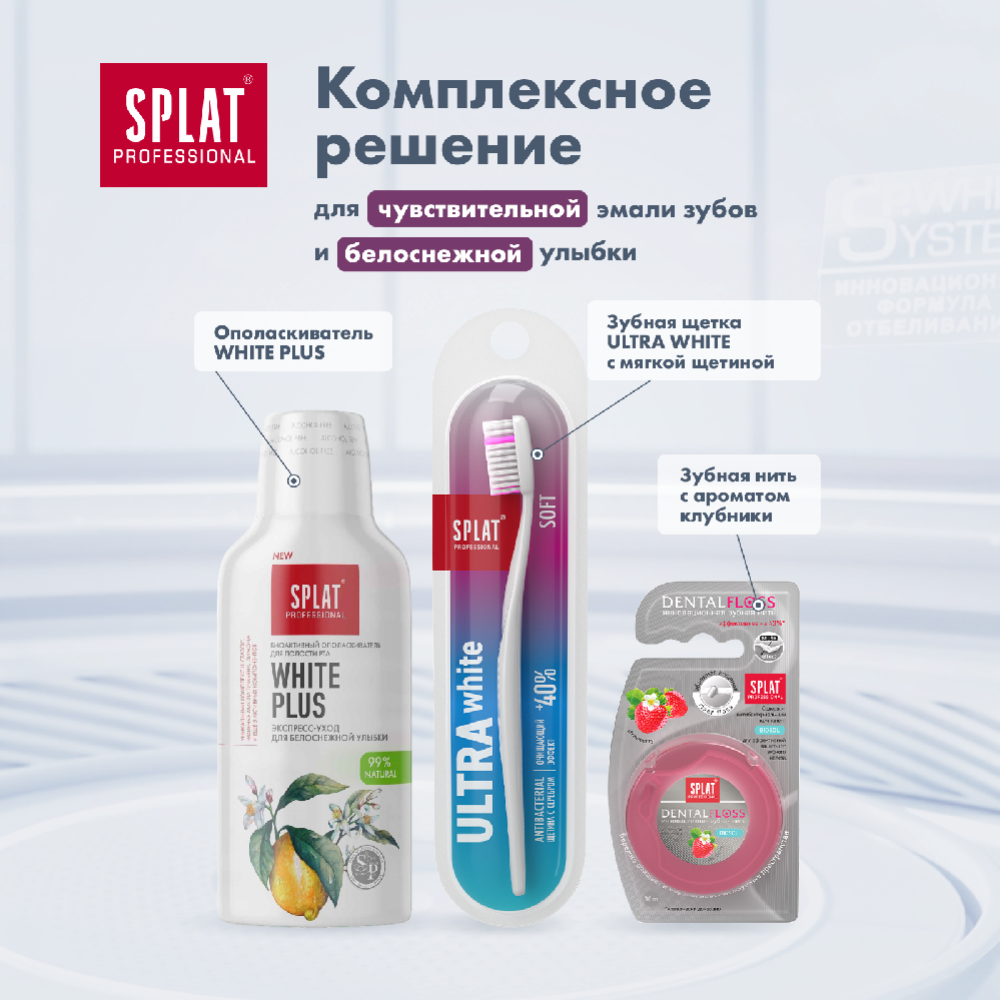 Зубная паста «Splat» Professional Sensitive White, 100 мл