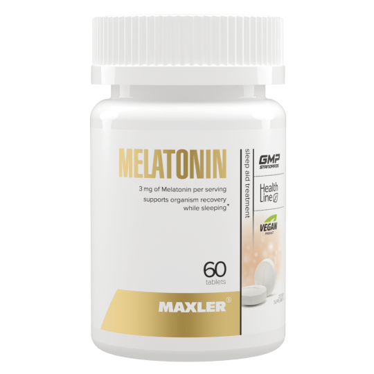 Мелатонин Maxler Melatonin 3 mg 60 tabs