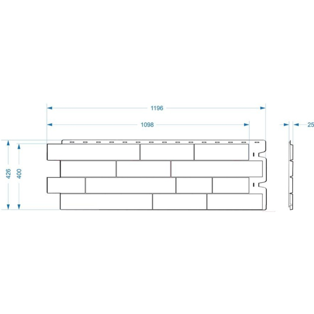 Фасадная панель «Docke» Stern, PFST-1018, янтарный