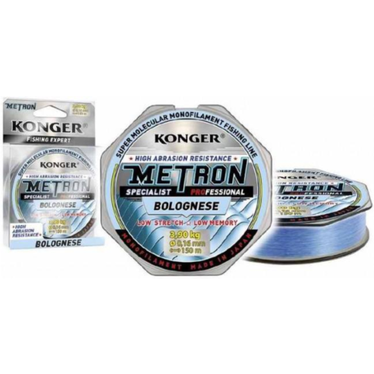 Леска рыболовная «Konger» Metron Specialist Pro Bolonese, 214150016, 150 м, 0.16 мм