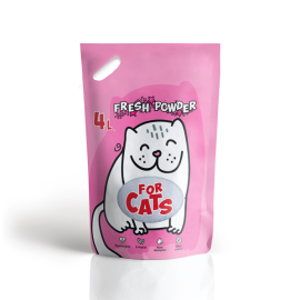 Наполнитель силикагелевый для кошачьего туалета For Cats Fresh Powder, 4 л