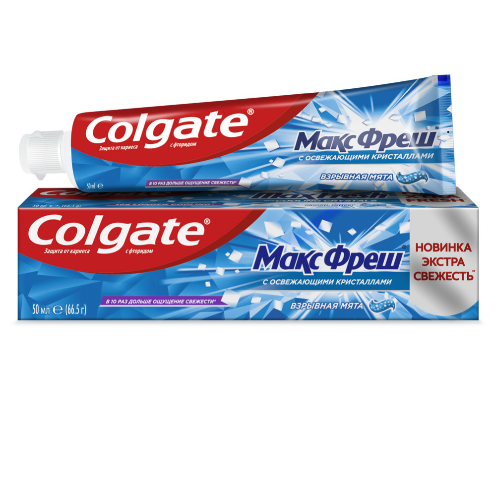 Зубная паста «Colgate» Max Fres, взрывная мята, 50 мл