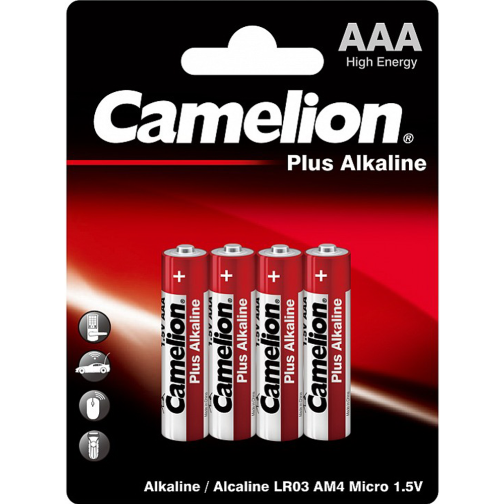 Батарейки «Camelion» ААА, BP4, 1.5B, 4 шт #0