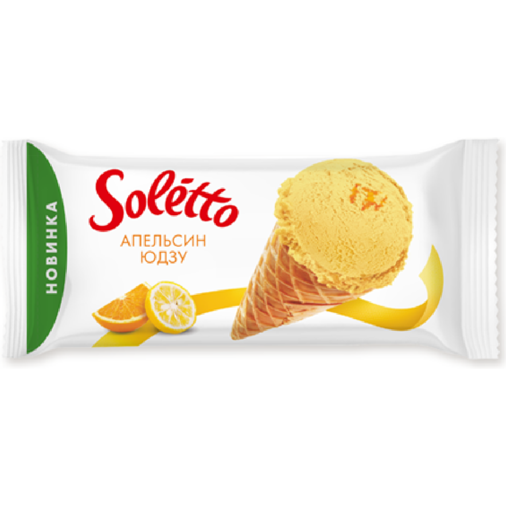 Мороженое «Soletto» апельсин и юдзу, 75 г #0