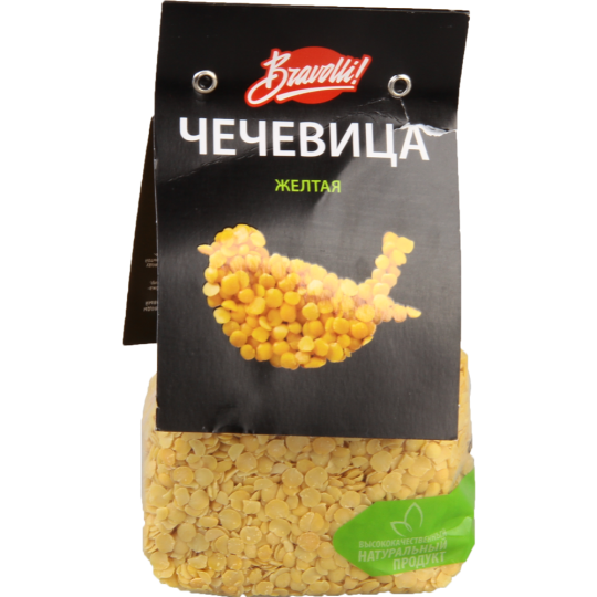 Чечевица «Bravolli» желтая, 350 г