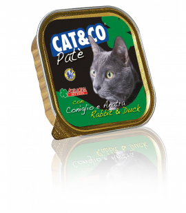Паштет для котов Adragna Cat&Co из кролика и утки 100гр * 6 шт