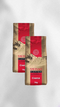 Кофе в зернах Swisso Kaffee Crema , 1 кг x 2