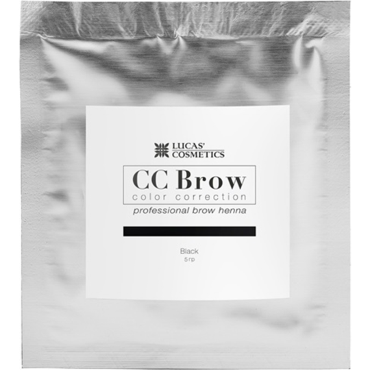 Хна для бровей «CC Brow» в саше, черный, 5 г