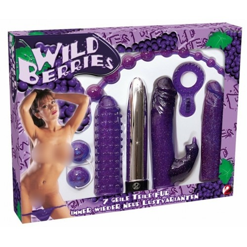 Набор секс-игрушек из 7 предметов Wild Berries Dark Purple