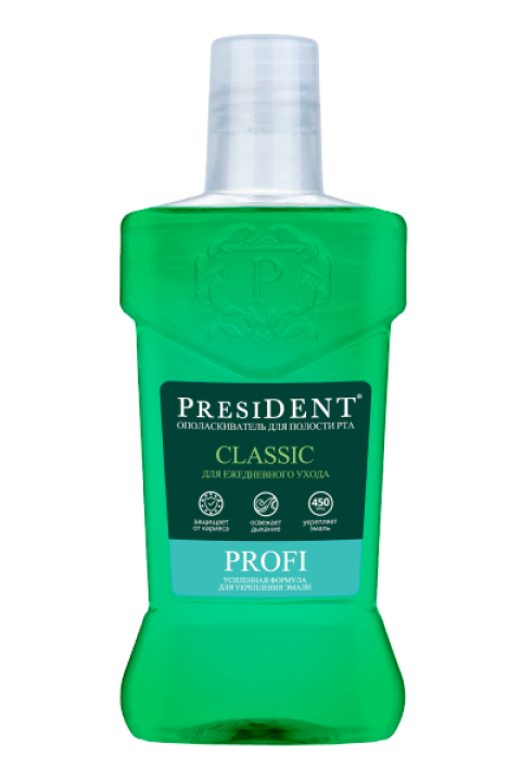 Ополаскиватель PresiDENT Profi Classic для ежедневного ухода 250мл