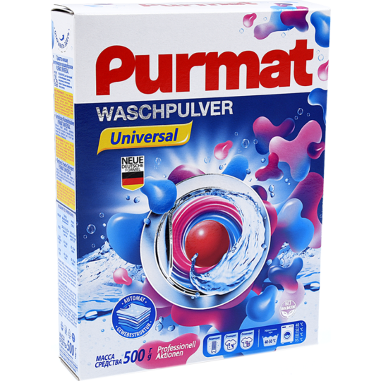 Средство моющее синтетическое порошкообразное «Purmat» Universal, 500 г