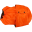 Картинка товара Дождевик для животных «Happy friends» stm 442, оранжевый, размер 4XL