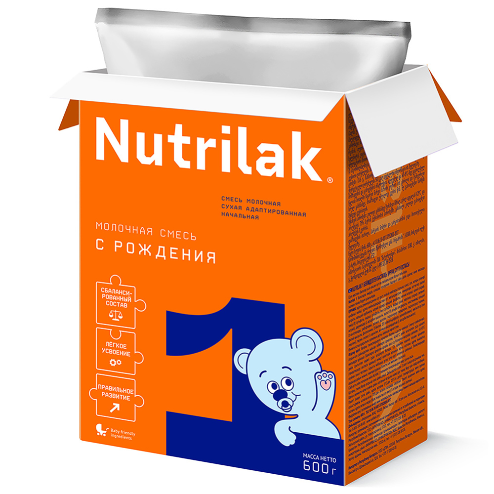 Смесь молочная сухая «Nutrilak» 1, 600 г #1