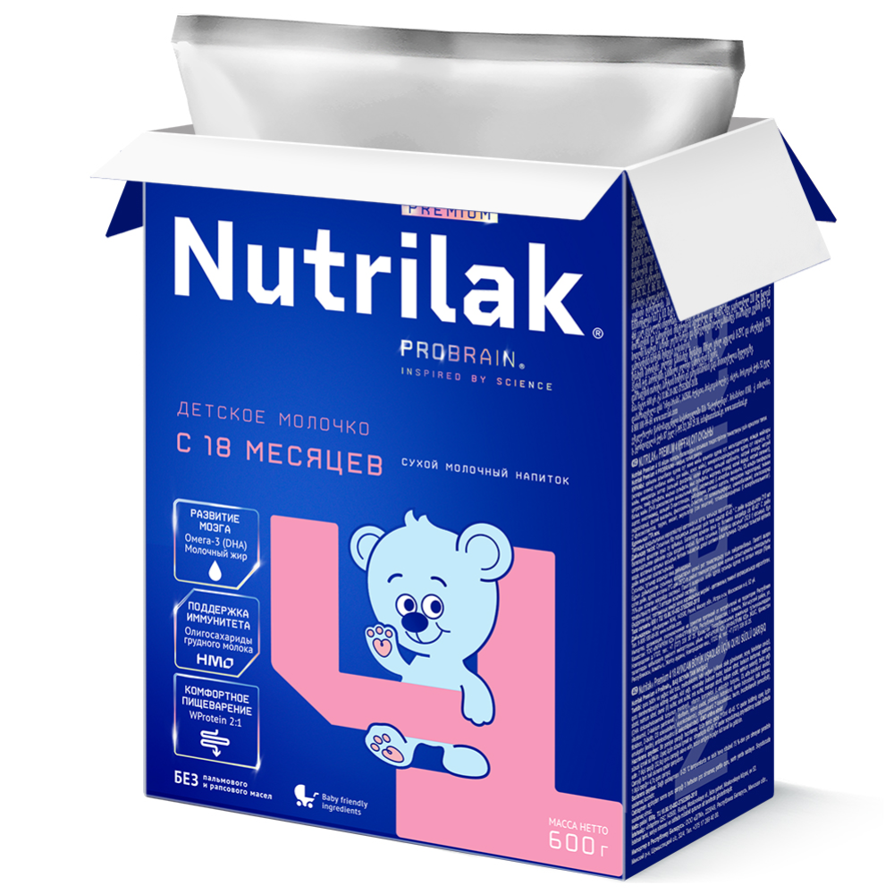 Напиток молочный сухой «Nutrilak» Premium 4, 600 г #1