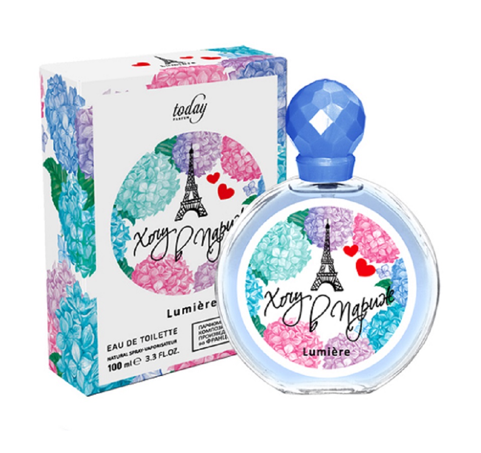 Туалетная вода Хочу в Париж Lumiere - 100ml for women